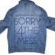 Veste jean Sorry for the mess 6 ans (IKKS)