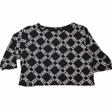 Tee shirt cheap noir fille decathlon