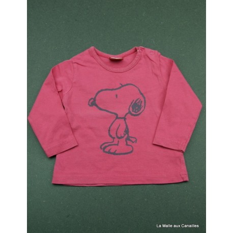 T-shirt ML Snoopy 6 mois