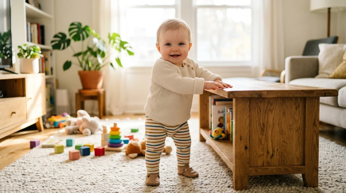 comment aider bébé à marcher