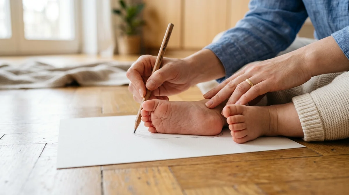 comment mesurer pied bébé