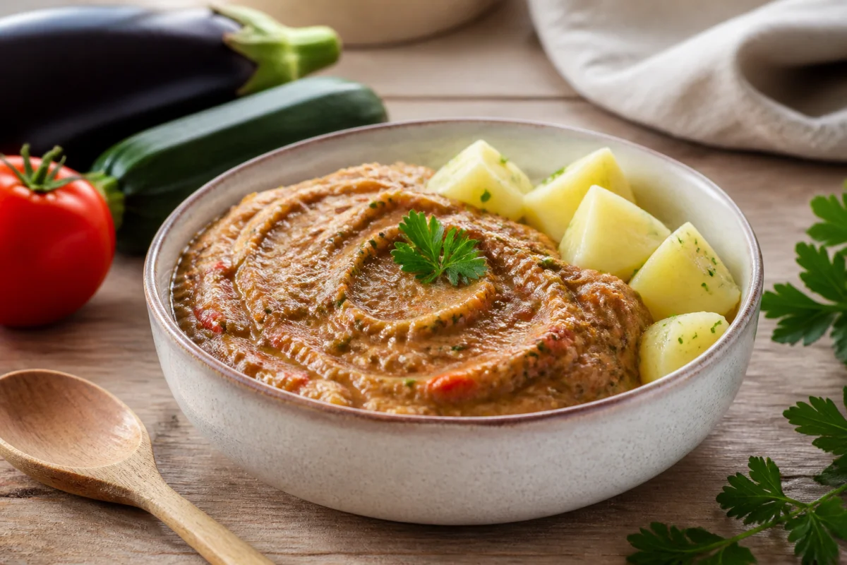 avec quoi melanger l'aubergine pour bebe